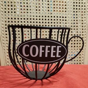 Decorative Coffee Mug Shaped Wired Basket